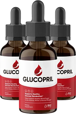 Three bottles of GlucoPril